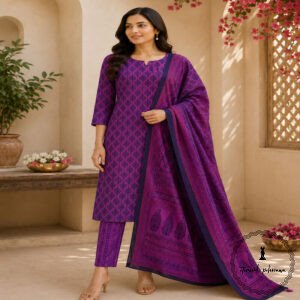 Naturally Beautiful: Bagh Print Cotton Suits Collection