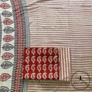 Bagh print suit