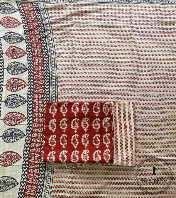 Bagh print suit