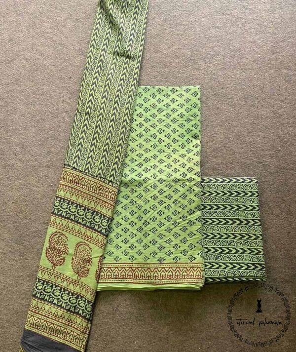 Bagh print suit