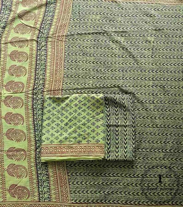 Bagh print suit