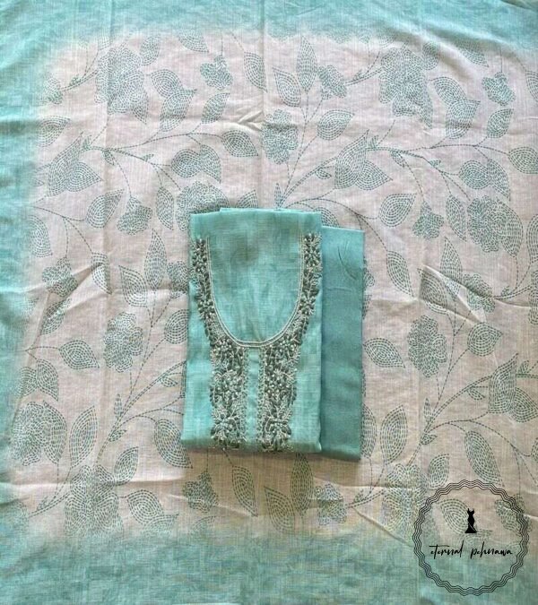 Digital print Linen suit