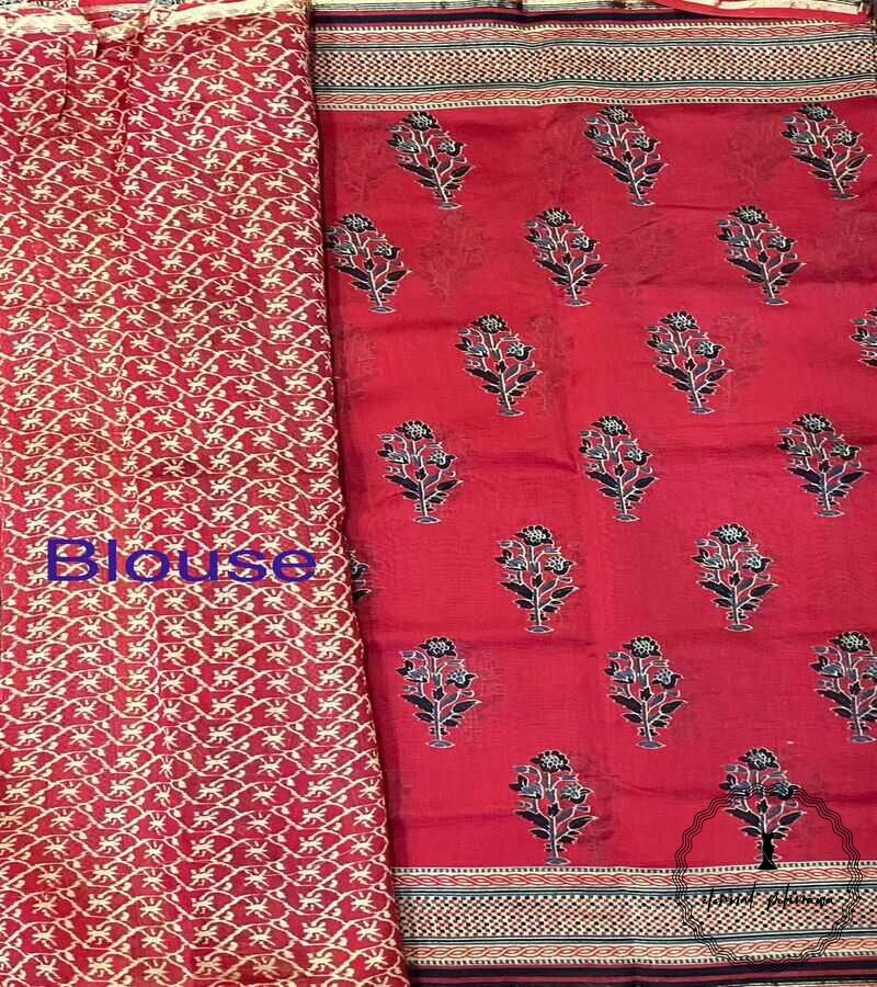 R Chanderi Saree
