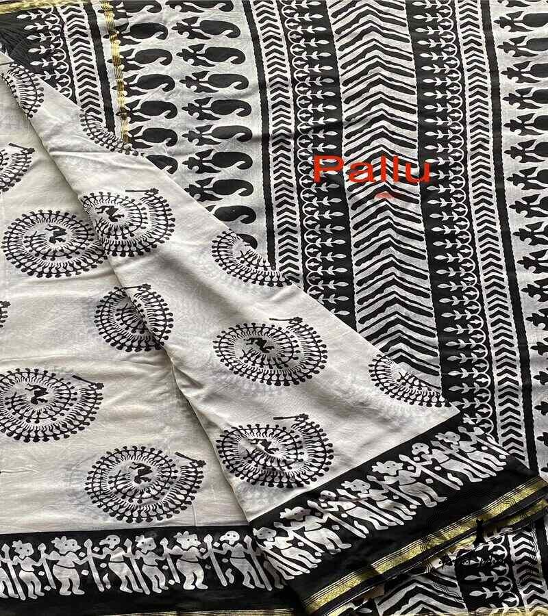 b Chanderi saree