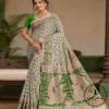 Beautiful Jaipuri Mulmul Cotton Printed Saree