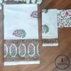 Cotton Hand Block Printed Double Bed Bedsheet