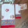 Cotton Hand Block Printed Double Bed Bedsheet