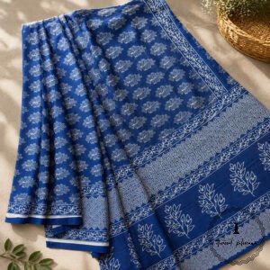 Beautiful Jaipuri Mulmul Cotton Printed Saree