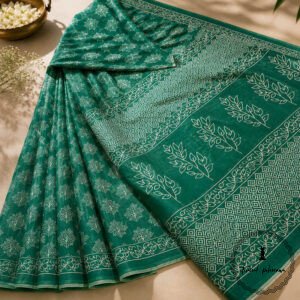 Beautiful Jaipuri Mulmul Cotton Printed Saree