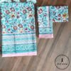 Cotton Hand Block Printed Double Bed Bedsheet