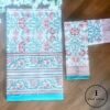 Cotton Hand Block Printed Double Bed Bedsheet