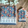 Cotton Hand Block Printed Double Bed Bedsheet