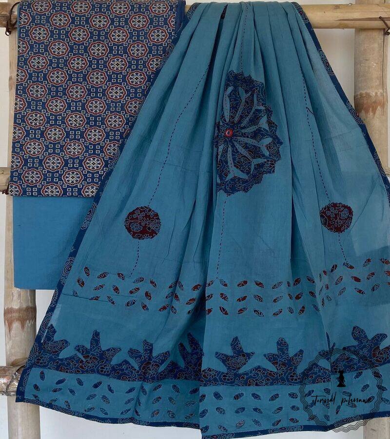 10 Cotton Ajrakh suit