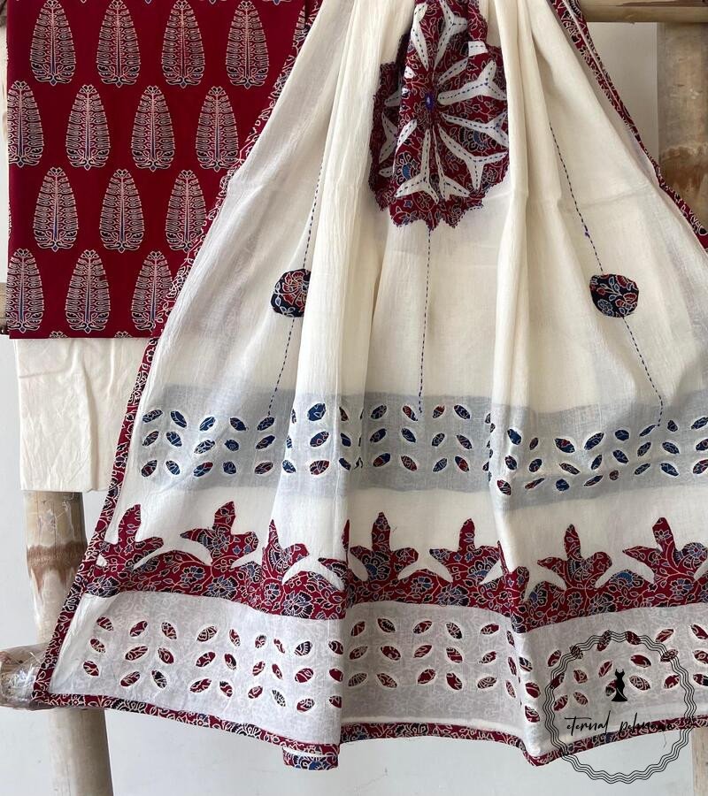 3 Cotton Ajrakh suit