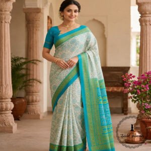 Semi Silk Tribal print