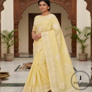 Applique Saree