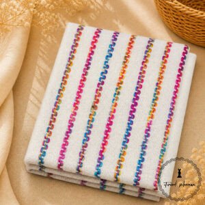Elegant Unstitched Handcrafted Cotton Fabric for Kurtas