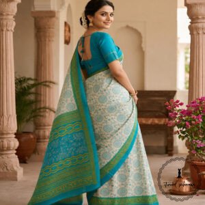Semi Silk Tribal print