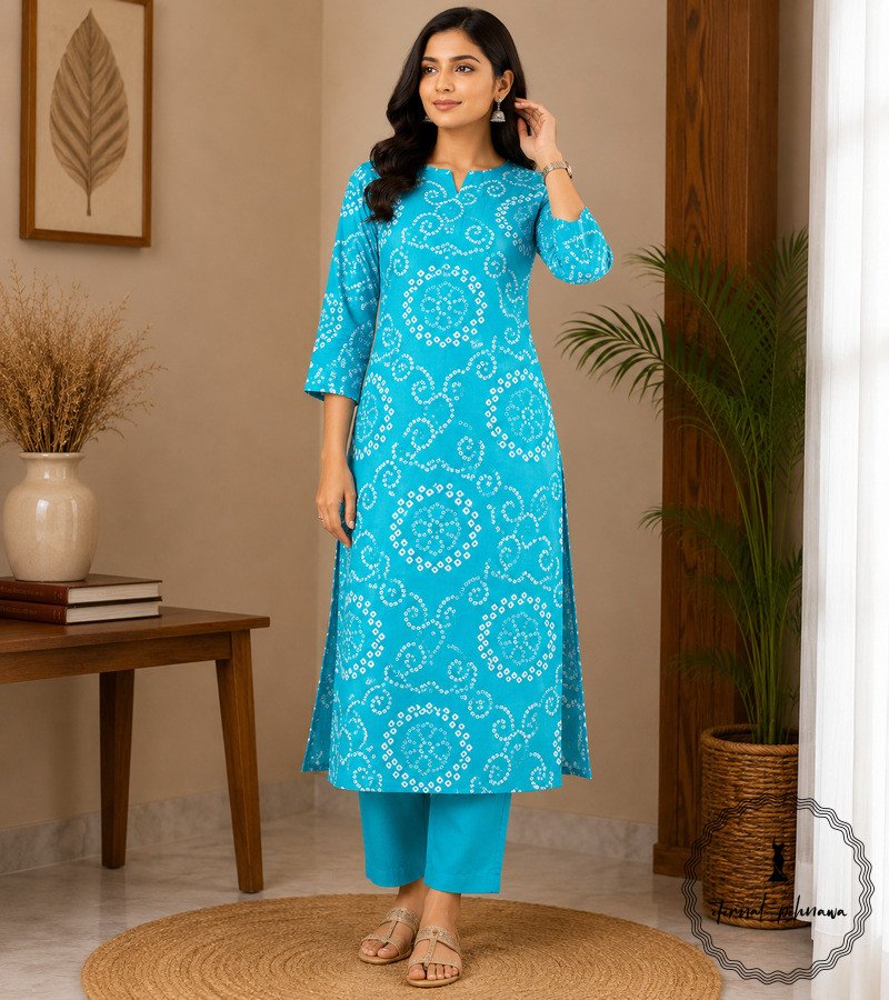 15.2 Elegant Unstitched Cotton Fabric for Kurtas