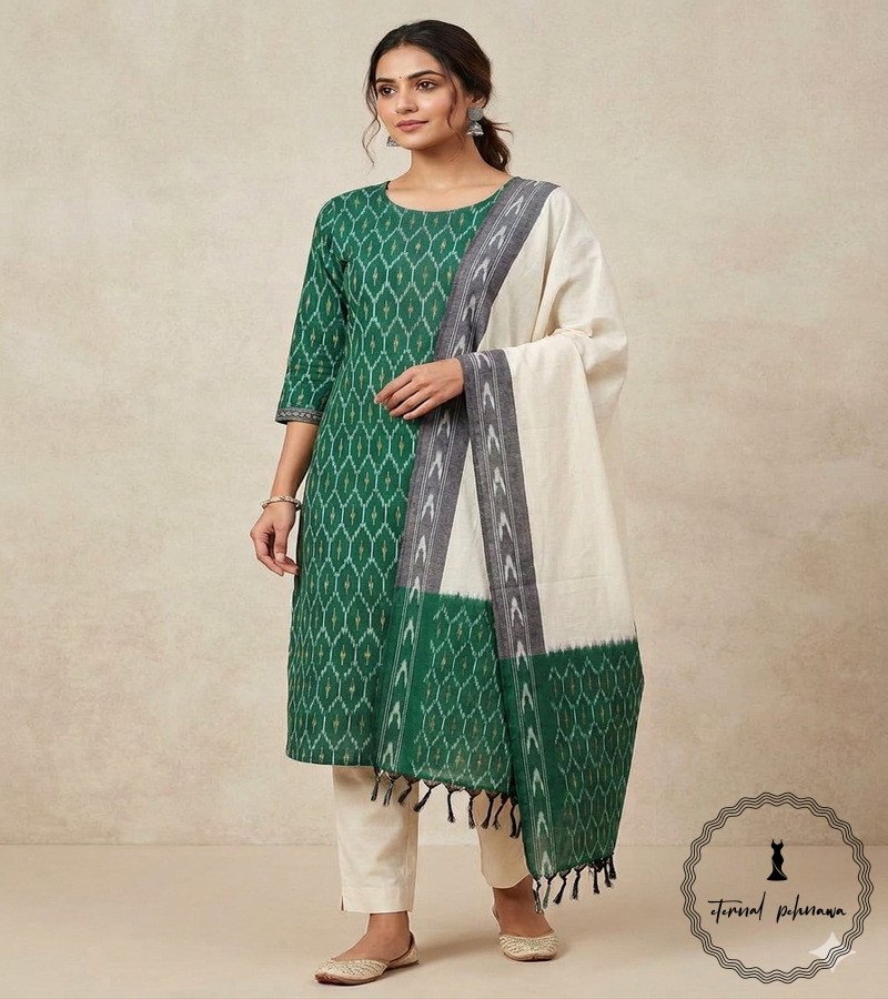 2.1 Ikkat Cotton Suit