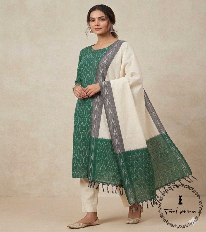 2.3 Ikkat Cotton Suit