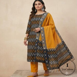 Ikkat Cotton Suit