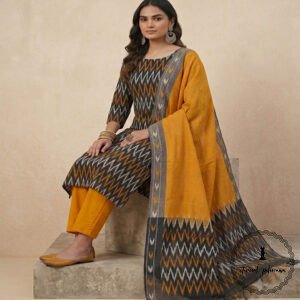 Ikkat Cotton Suit