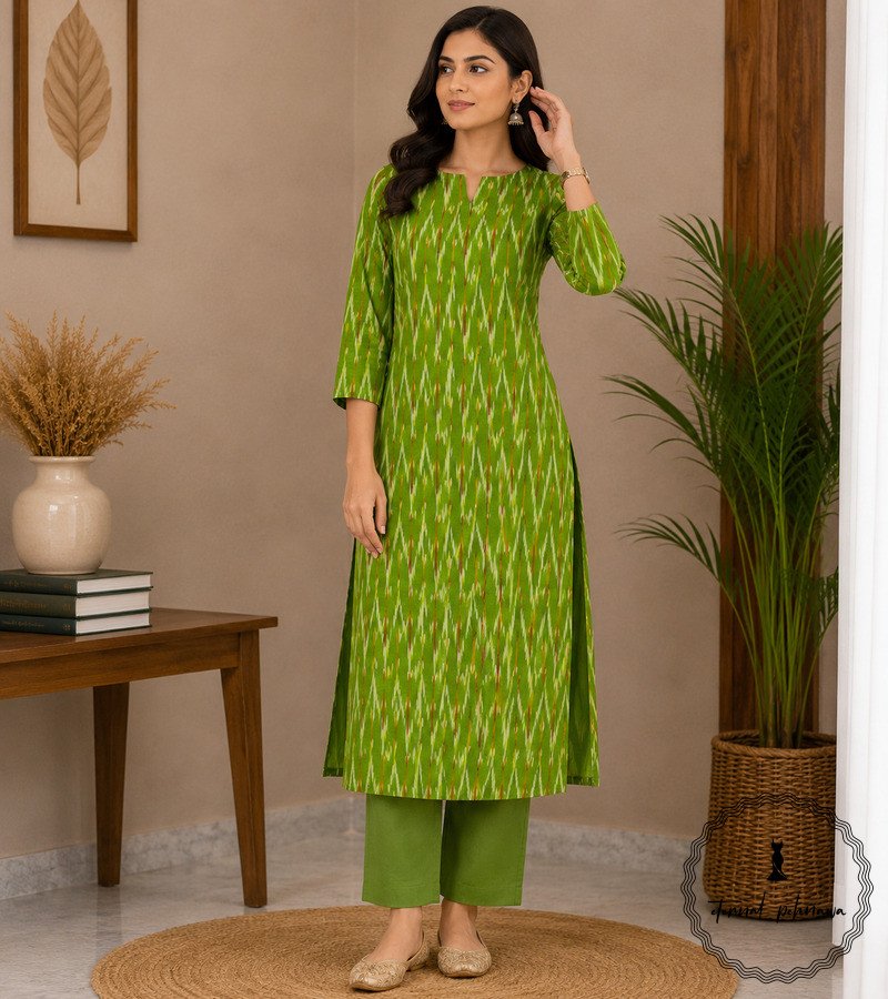 25.2 Single Ikkat Handloom Kurta Fabric