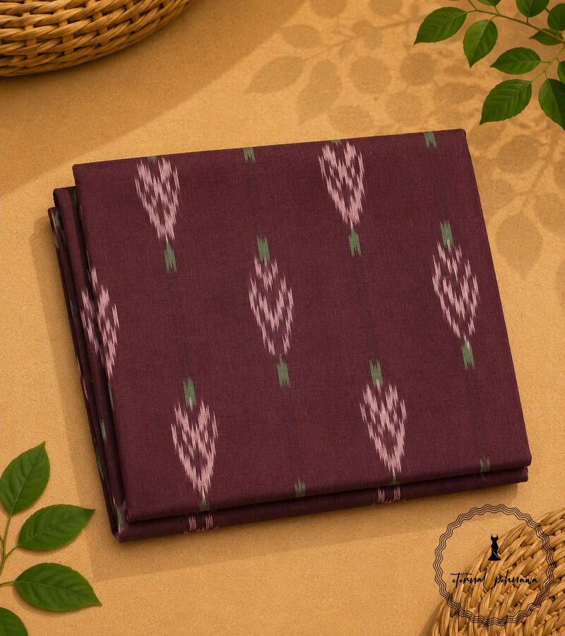 26ik Single Ikkat Handloom Kurta Fabric