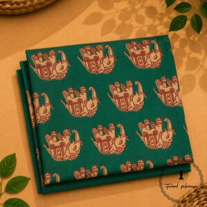 Traditional Kalamkari Handloom Kurta Fabric