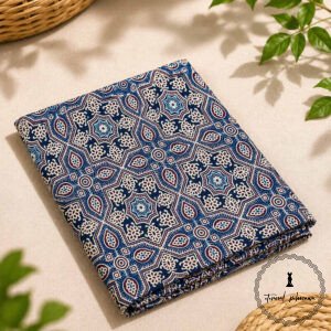 Ajrakh Cotton Fabric For Kurta