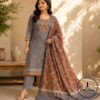 Linen Printed With Intricate Kantha Handwork