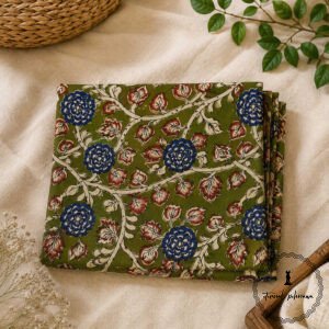 Traditional Kalamkari Handloom Kurta Fabric