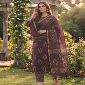 Exclusive Hand block Printed Cotton Suits with Cotton Dupatta