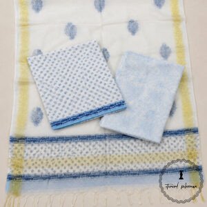 Exclusive Hand block Printed Cotton Suits with Cotton Dupatta