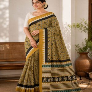 Jaipuri Mulmul Cotton Printed Saree