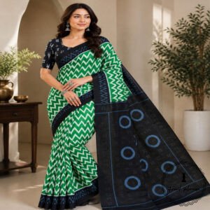 Jaipuri Mulmul Cotton Printed Saree