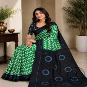 Jaipuri Mulmul Cotton Printed Saree