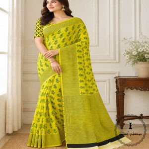 Jaipuri Mulmul Cotton Printed Saree