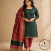 Premium Handloom Maheshwari Cotton Silk Suit Set