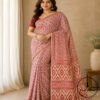 Beautiful Jaipuri Mulmul Cotton Printed Saree