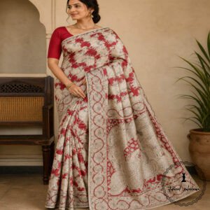 Beautiful Jaipuri Mulmul Cotton Printed Saree