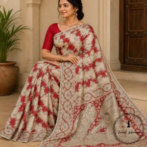 Beautiful Jaipuri Mulmul Cotton Printed Saree