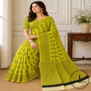 Jaipuri Mulmul Cotton Printed Saree