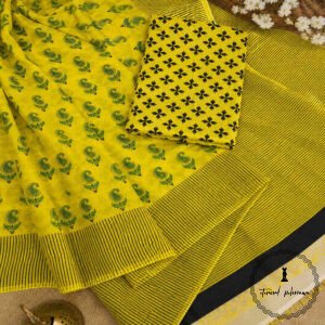 Jaipuri Mulmul Cotton Printed Saree