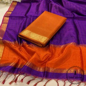 Premium Handloom Maheshwari Silk Suit Set