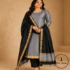 Premium Handloom Maheshwari Silk Suit Set