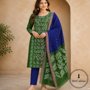 Vibrant Bandhani Embroidered Suits in Bright Colours