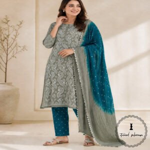 Vibrant Bandhani Embroidered Suits in Bright Colours