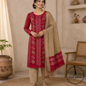 Bandhani Cotton Suit